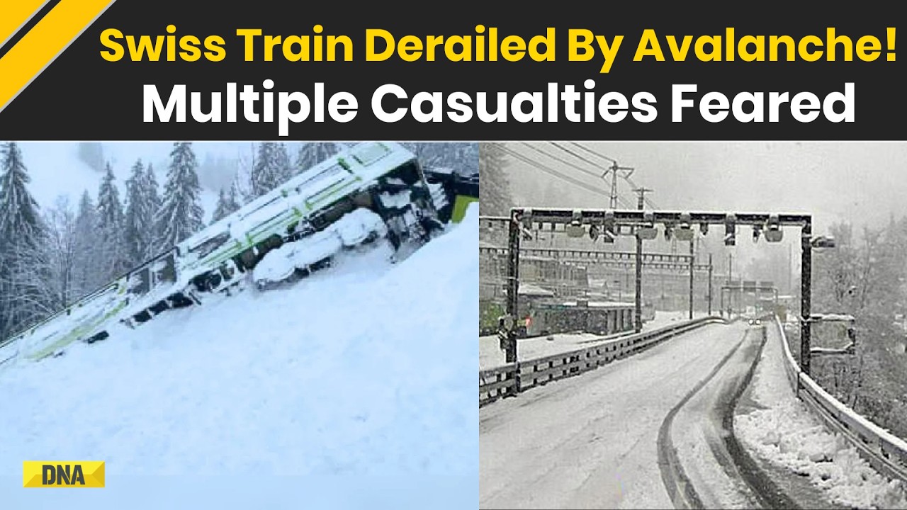 Switzerland News: Swiss Train Carrying 80 People Derailed By Avalanche, Multiple Casualties Feared