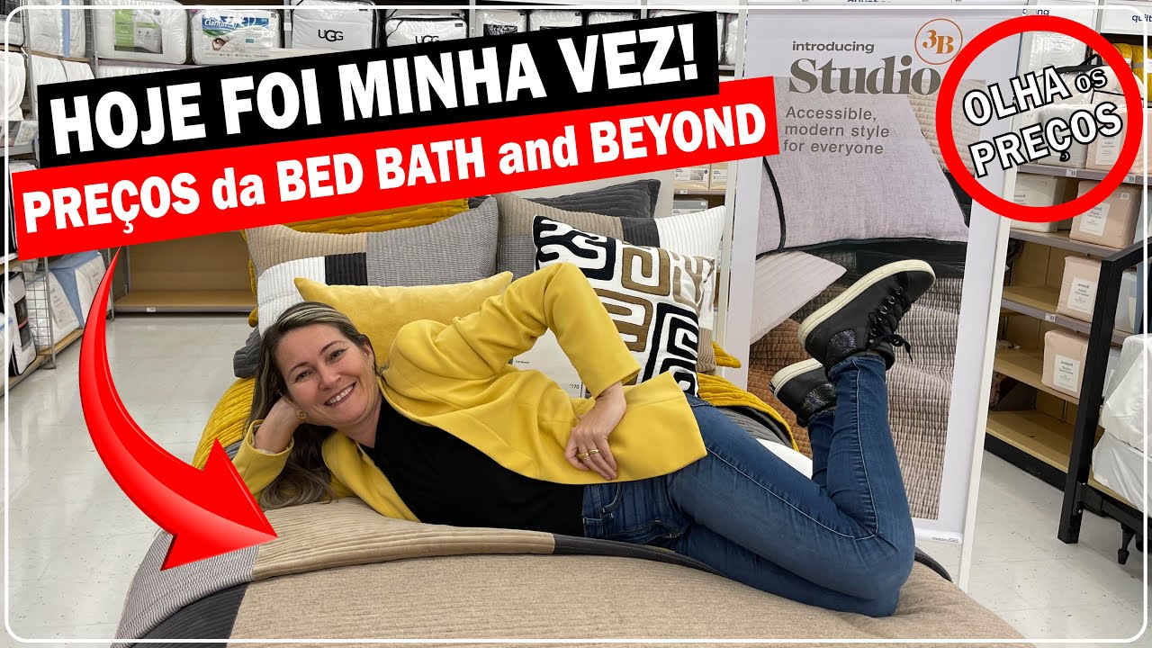 PROCURANDO EDREDOM nas LOJAS nos EUA | PRE&Ccedil;OS da BED BATH and BEYOND | HOJE CANSEI a PRODU&Ccedil;&Atilde;O! 😂