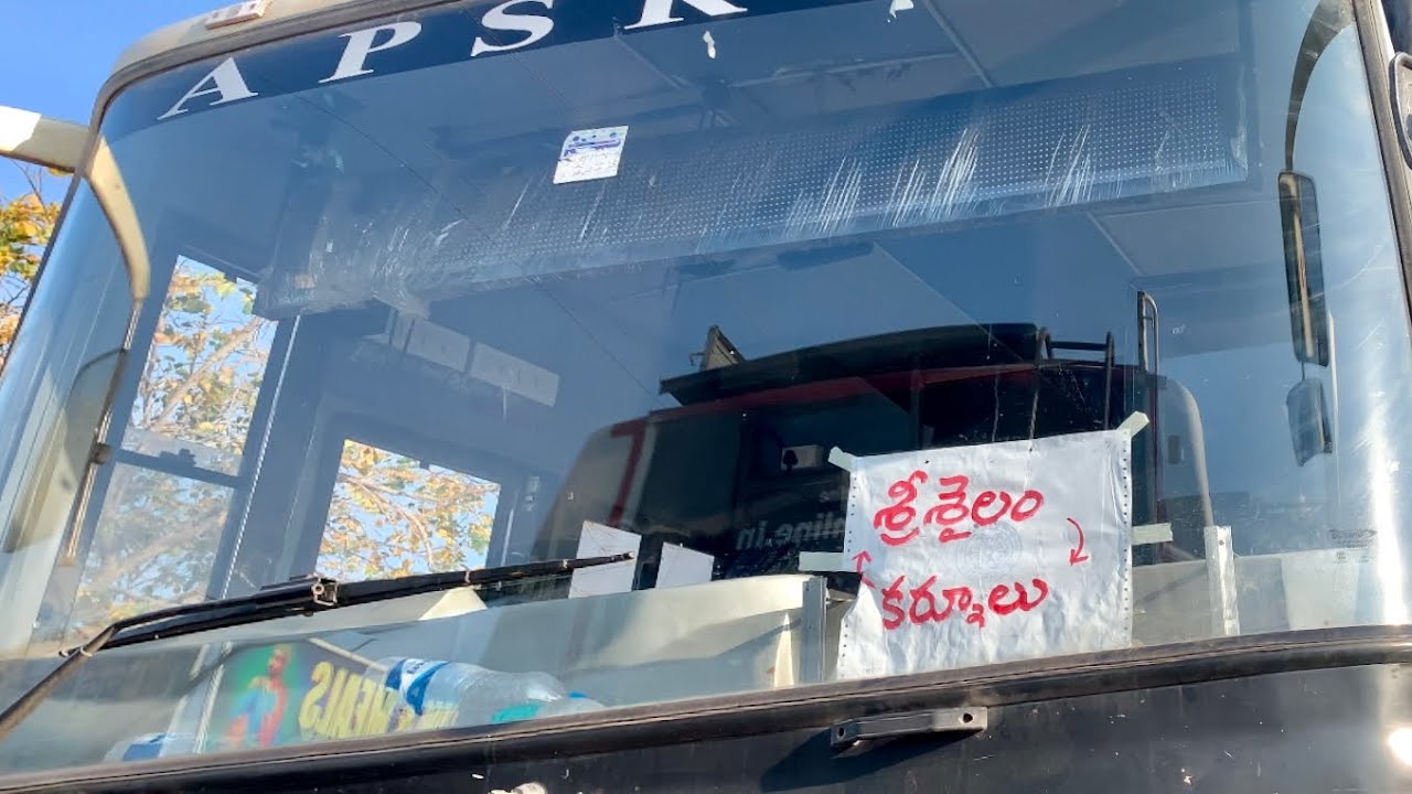 Kurnool To Srisailam 🛕 🙏🏻Bus Journey 🚌 #srisailam #kurnool