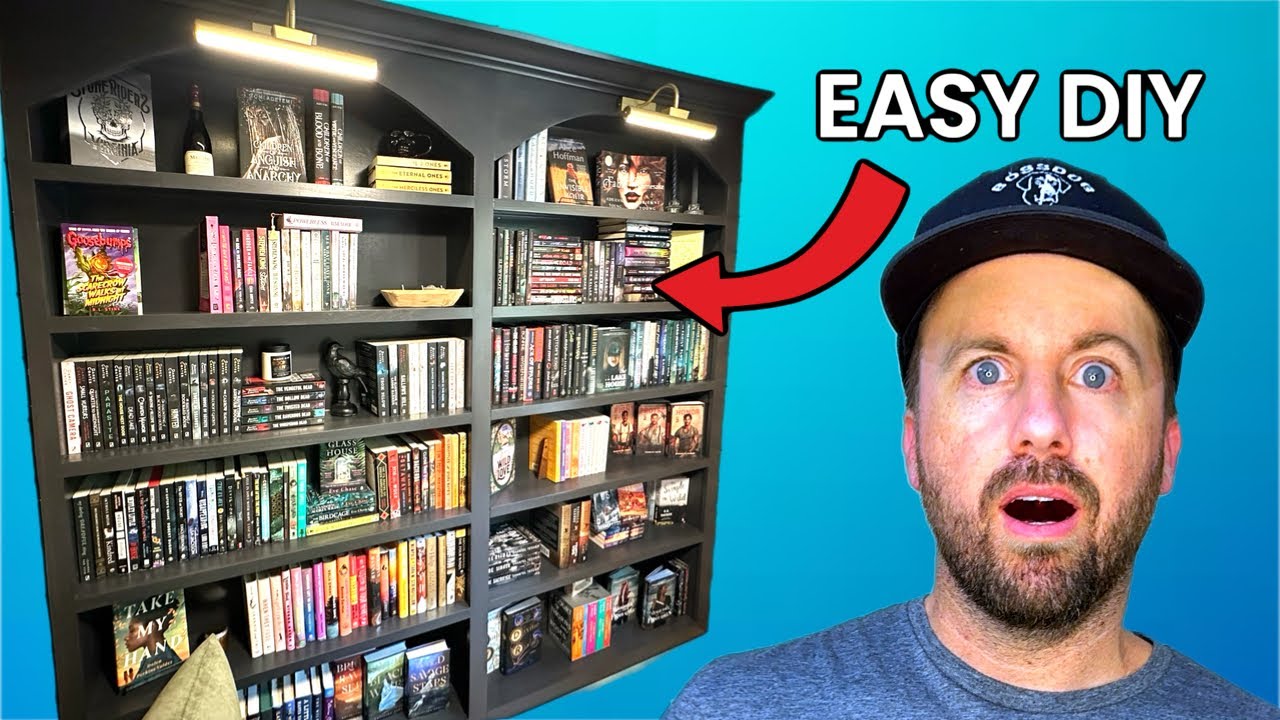 I Build a Professional Bookcase For Cheap