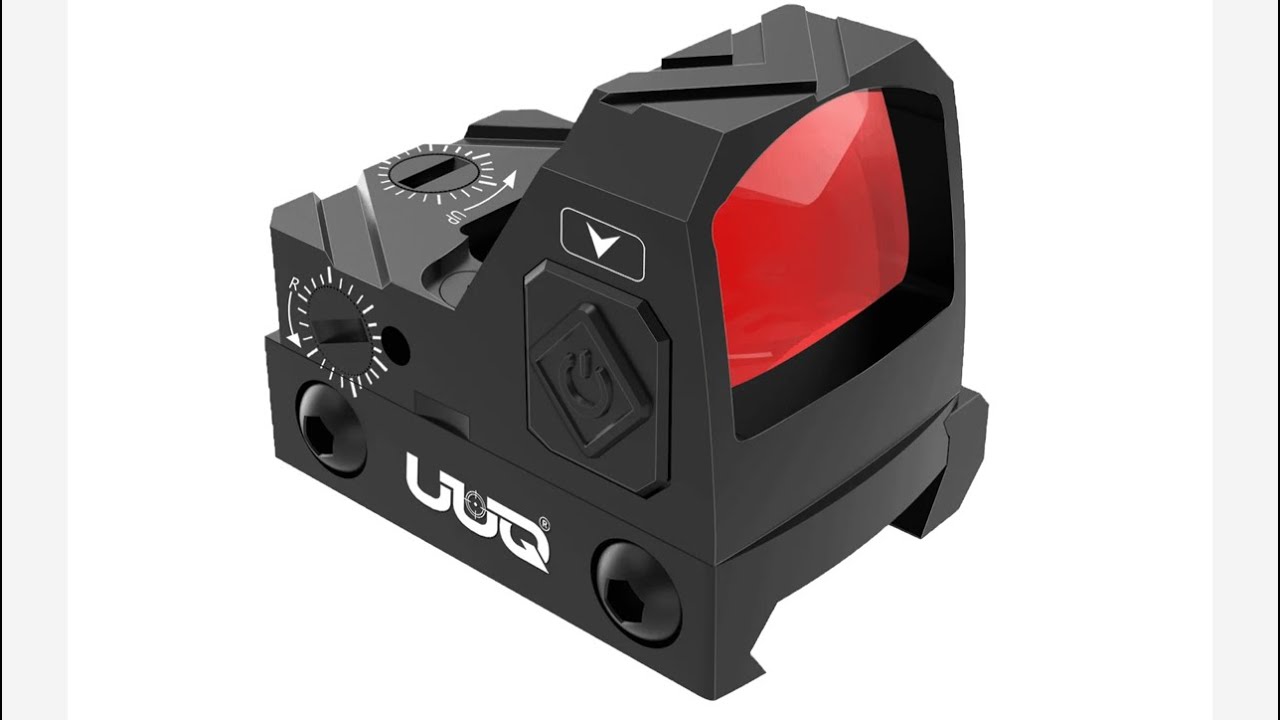 Миниатюрный коллиматорный прицел UUQ с красной точкой - Shake Awake, 2MOA, RMR или планка Пикатин...