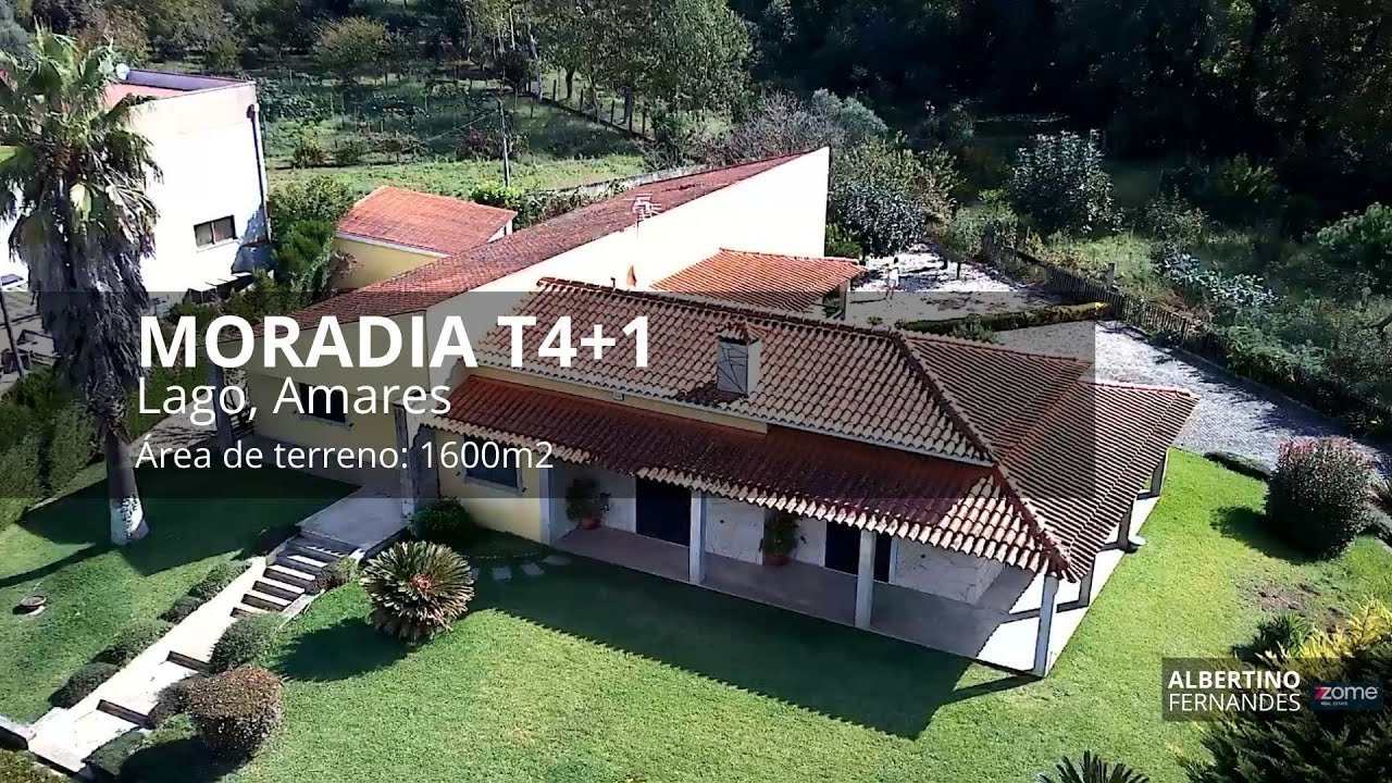 Moradia T4+1, térrea, individual, Lago, Amares