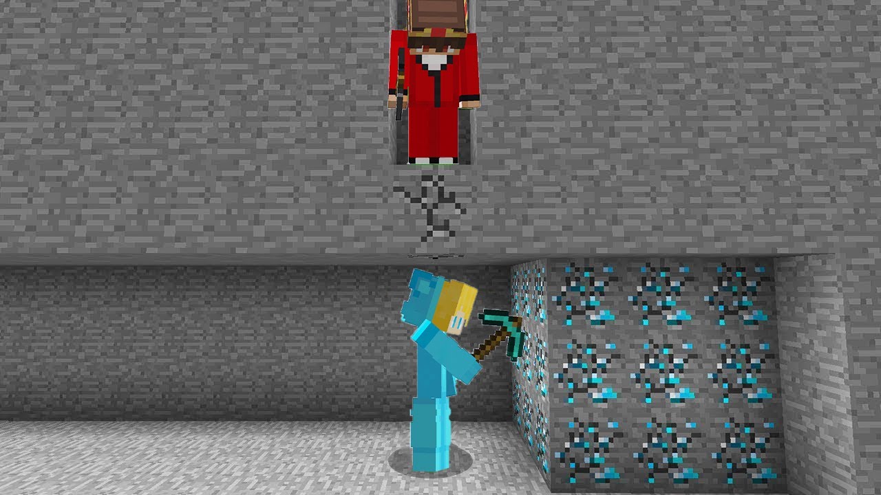 Minecraft Verfolgung, aber ICH kann einen GANZEN CHUNK ABBAUEN