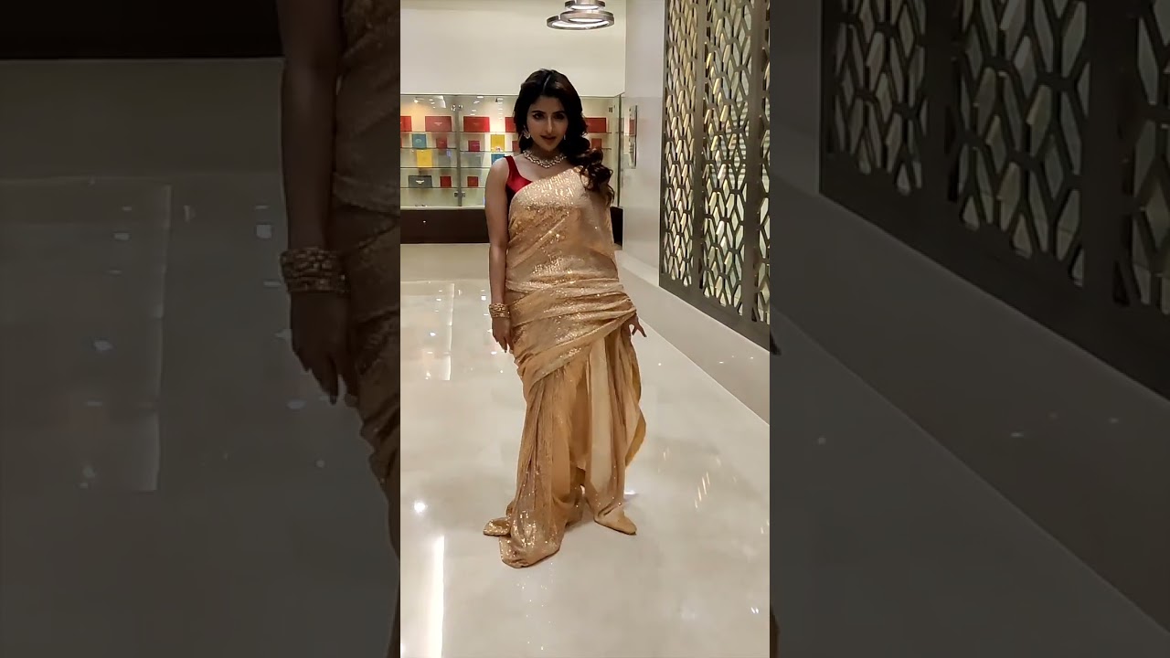 Heroine Iswarya Menon At SPY Movie Pre release event