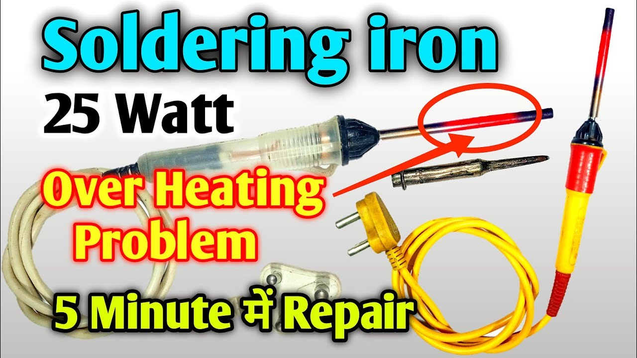 Soldering iron Over Heat Problem Repair || Soldering iron Diode Wire Connection
