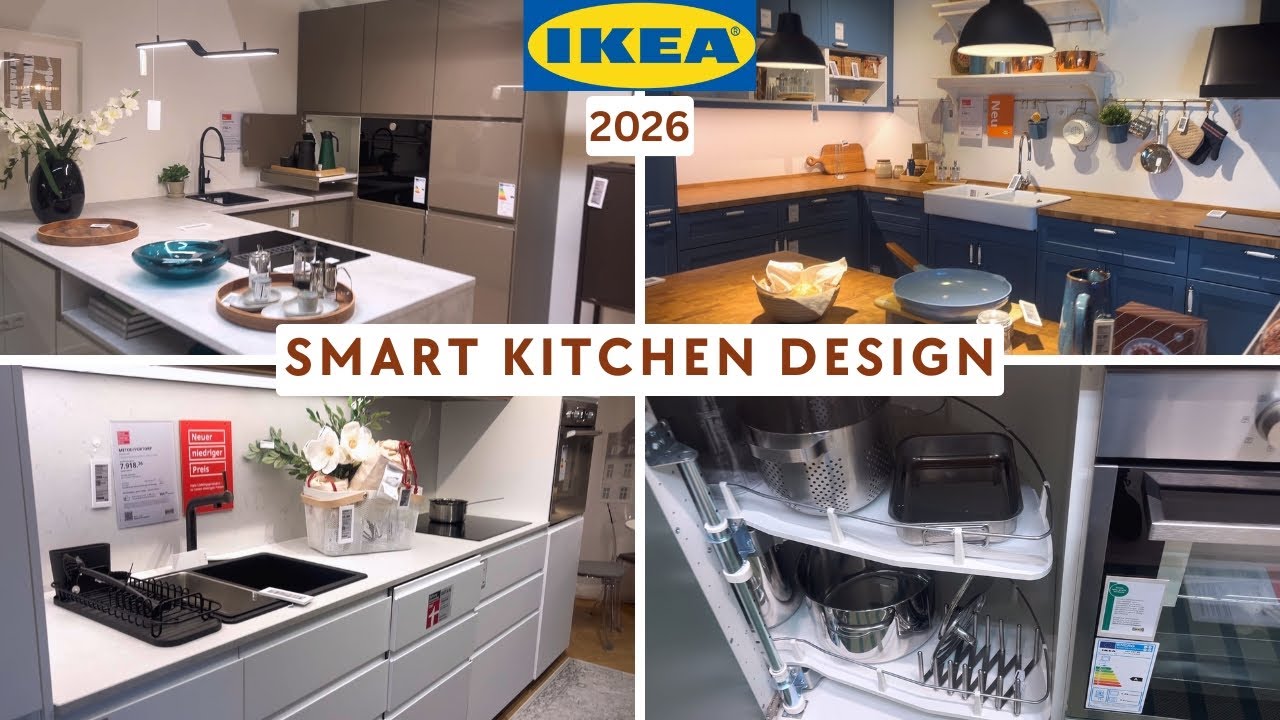 IKEA New Kitchen Collection 2026 | Design, Storage & Layout Ideas