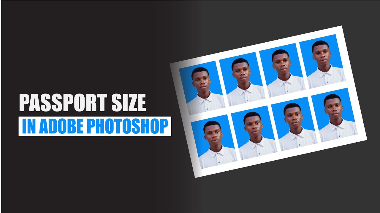 Jinsi ya Kutengeneza Passport Size Rahisi kwa Photoshop | Tutorial kwa Kiswahili