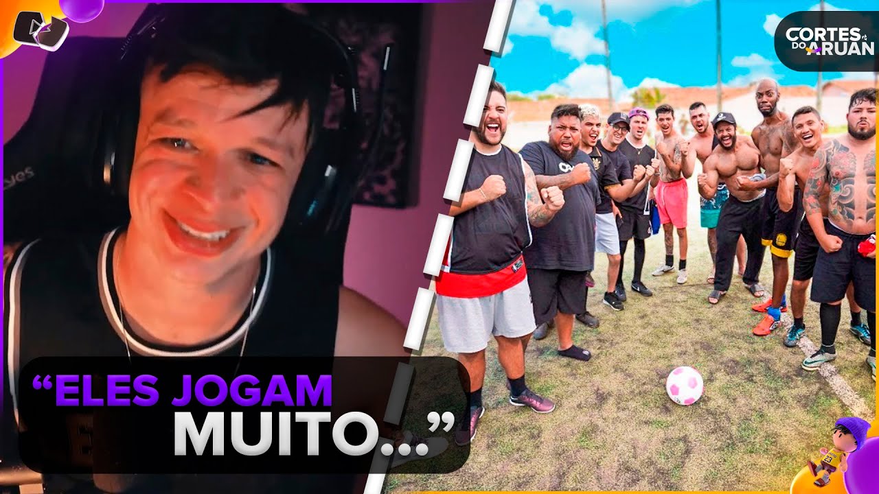 ARUAN REAGE: FUTEBOL FOI INCRÍVEL COM MEUS AMIGOS !! 🔥🙅🏻‍♂️ ⚽️ (LEO DA HORNET) - Cortes do Aruan