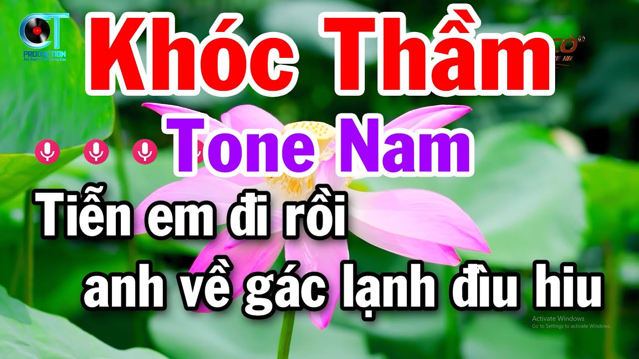 Karaoke Khóc Thầm Tone Nam Nhạc Trữ Tình Dễ Hát 2025 Tuấn Cò