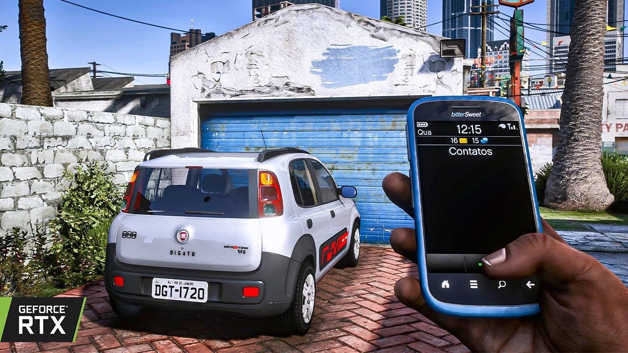 GTA V VIDA DE UBER IMERSÃO REALISTA PEGAMOS O FIAT UNO WAY #15 | GAMEPLAY NA RTX 30804K60FPS