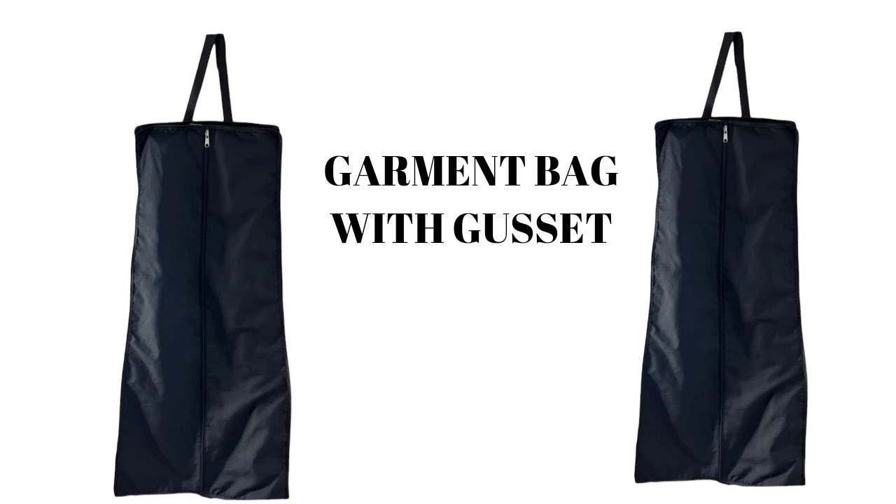 how to make GARMENT BAG FOR DRESSES (V- SHAPED)#bagmakingtutorial #bagmaking