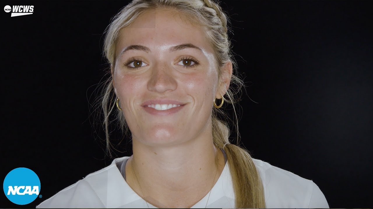 Montana Fouts reads her emotional letter to softball