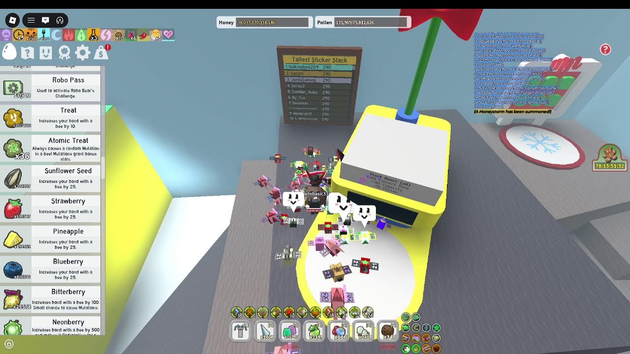Ilk Sesli Yayınn!!🎄 Beesmas Event | Bee Swarm Simulator CANLI 🐝