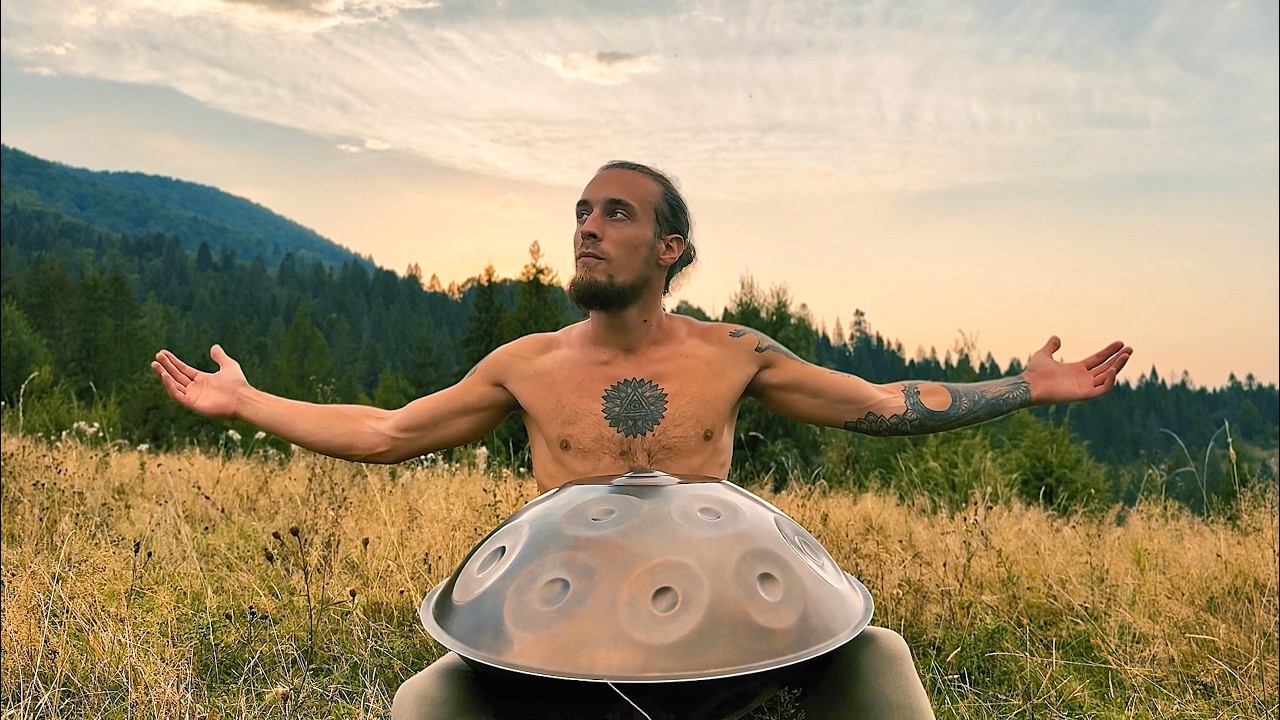 Calm Mountain Journey - 1 hour Handpan Meditation Music | Pelalex