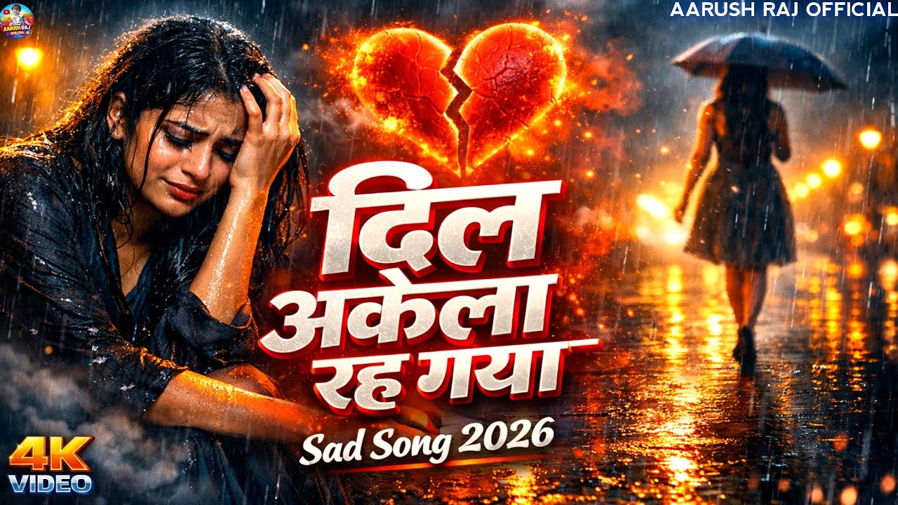 Dil Akela Rah Gaya 💔 | Heart Touching Sad Song 2026 | Emotional Love Story Song | दिल अकेला रह गया 