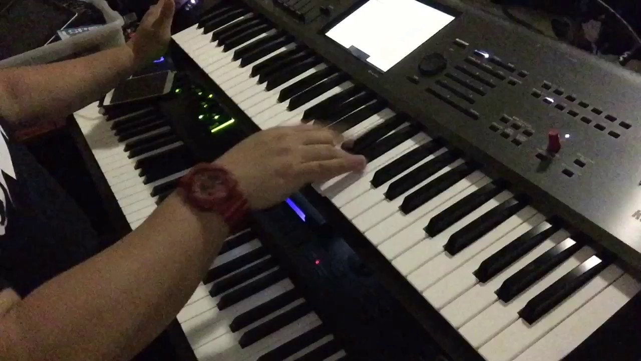 Versace On The Floor Bruno Mars Synth Solo Korg Kronos