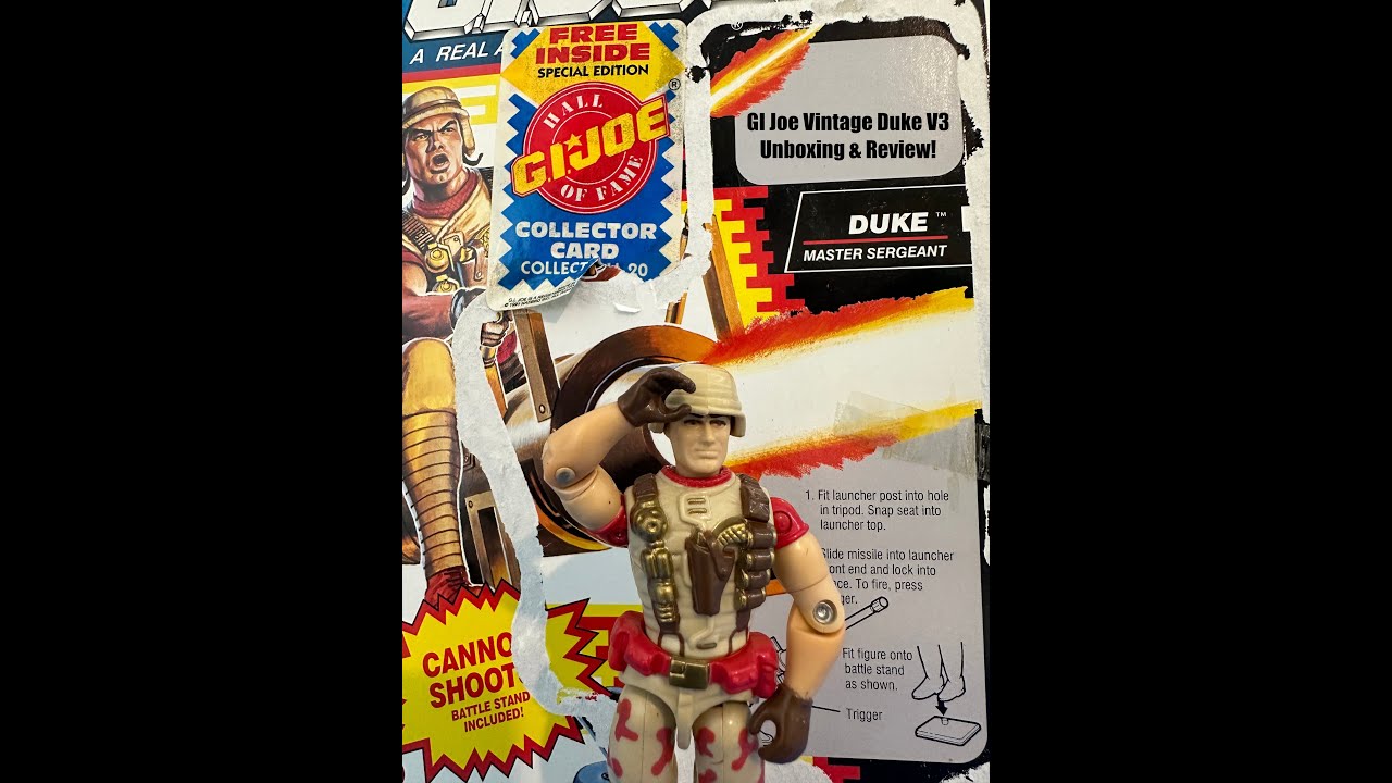 GI Joe Vintage Duke V3 Unboxing & Review!