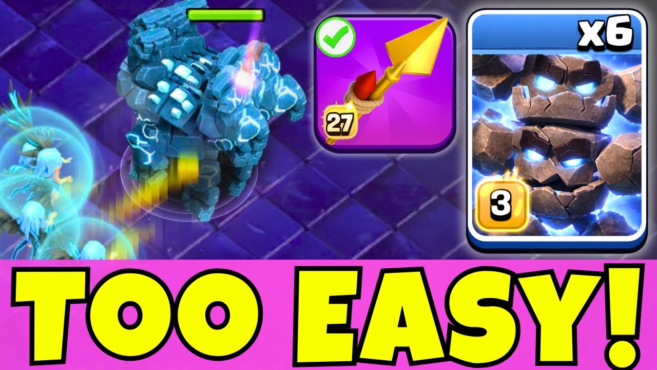 Best Rank Battle Attack Strategy | Meteor Golem Totem Attack Strategy (Clash of Clans)