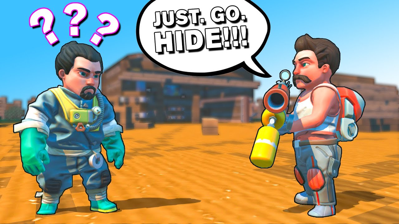 Playing The MOST CONFUSING Game of Hide And Seek! (Scrap Mechanic Multiplayer Monday)