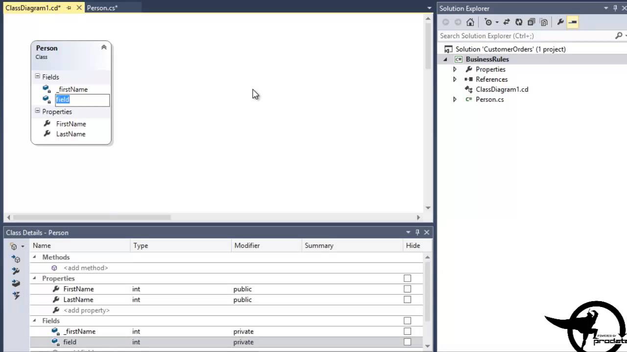 Create a Simple C# .Net Class Visual Studio - Video