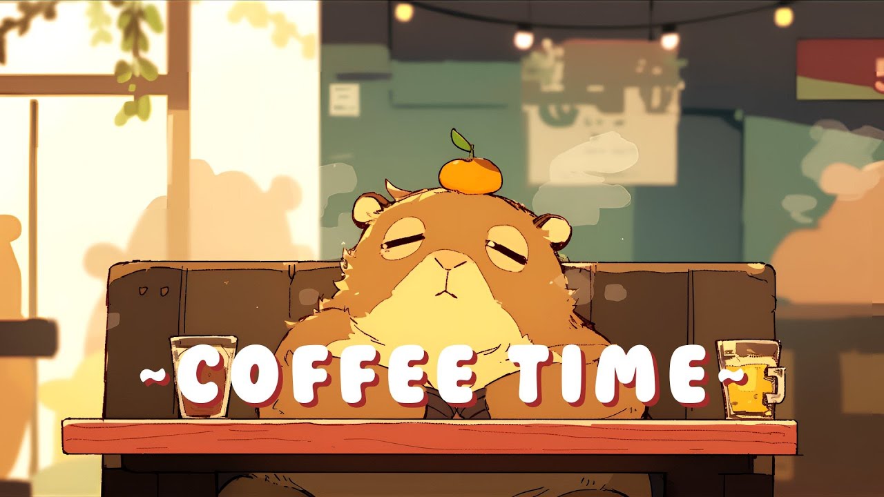 [Full Hour] Capybara Lofi Zone | Chill Study Music Mix 🎵 💫 | Focus Helper