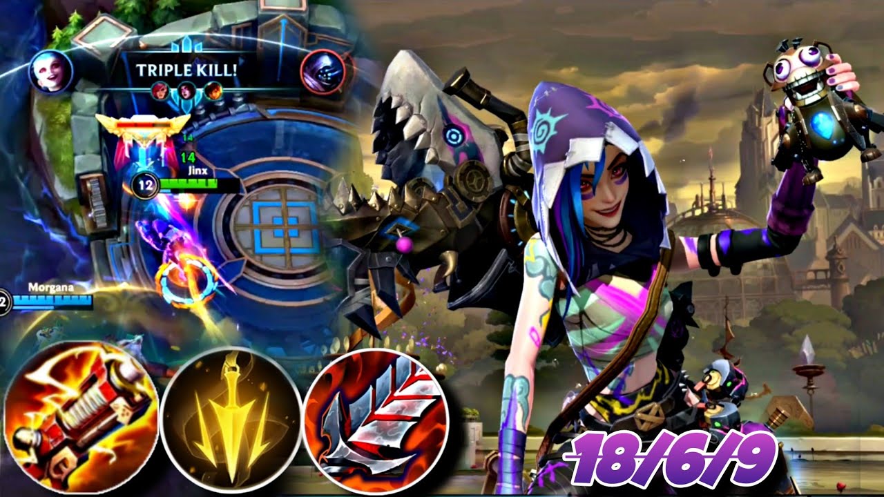 WILD RIFT ADC | JINX WITH A NEW ARCANE SKIN IS INSANE ? | GAMEPLAY | #jinx #wildrift #adc