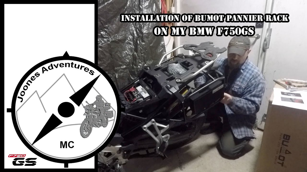 Installation of Bumot pannier rack on my BMW F750GS