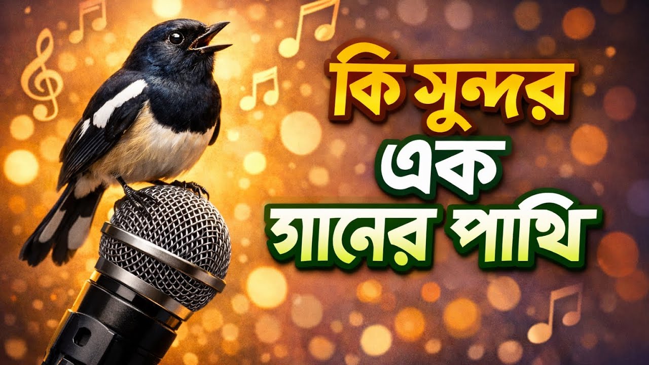 কি সুন্দর এক গানের পাখি AI Cover song by S.Rahman