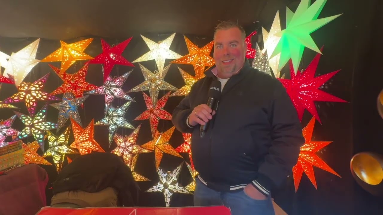 Rundgang über den Weihnachts- und Wintermarkt im MAC am Flughafen München, (15.11.-29.12.2024)