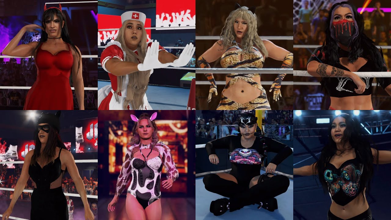 WWE 2K24 - 8 WOMENS NXT HALLOWEEN BATTLE ROYAL | NXT Halloween Havoc