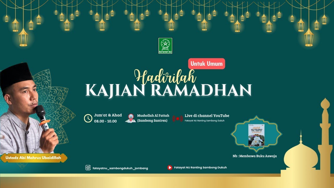 KAJIAN RAMADHAN DAY 4 (BAB ASWAJA SEASON 3)