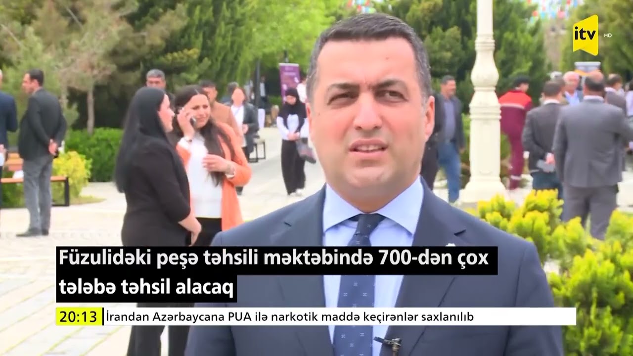 Füzuli Peşə Təhsil Mərkəzinin 700 nəfərlik tələbə tutumuna malik yeni binasının tikintisi davam edir