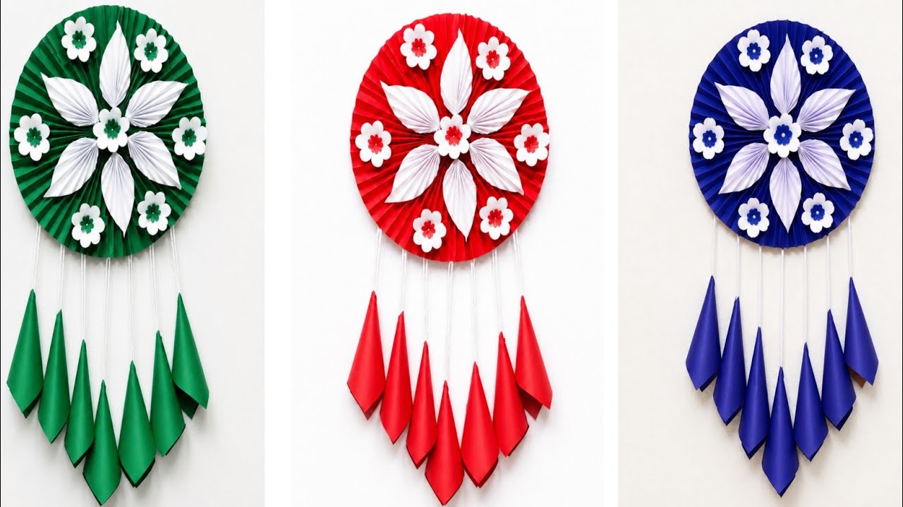 Beautiful and Easy Paper Wall Hanging / Paper Craft For Home Decoration / Unique Wall Hanging / DIY