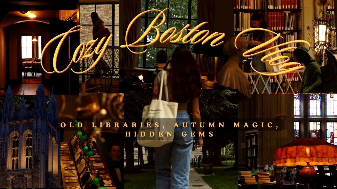 📚 A Cozy Fall Vlog | Finding Hogwarts in Boston, Old Libraries, Graveyards, & Hidden Gems 🕯🍂