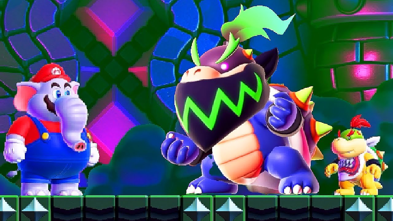 Super Mario Bros. Wonder - All Bowser Jr. Battles