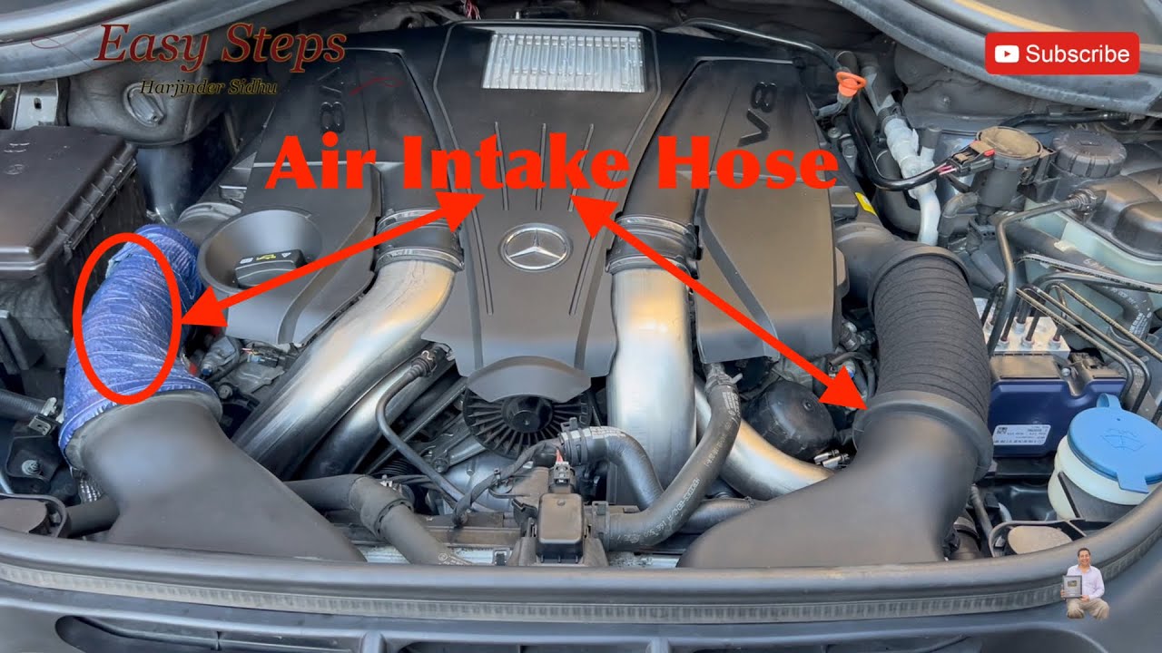 Upgrade Your Mercedes GL450 With A New Air Intake Hose | Fix Your X166's Ripped Air Intake Tube