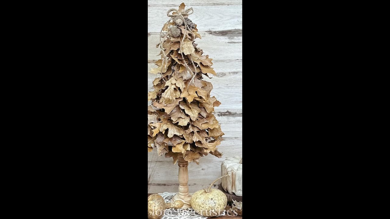 Oak Leaf Fall Tree - Fall-tober Crafting Live Event - October 12, 2024 #facebooklive #fall #diy