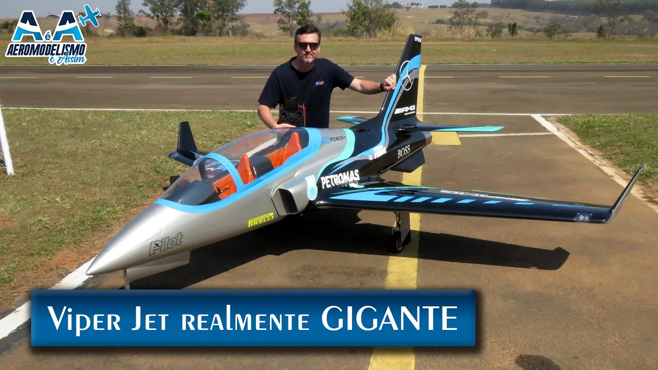 Viperjet MKII GIGANTE com 3,26m de envergadura