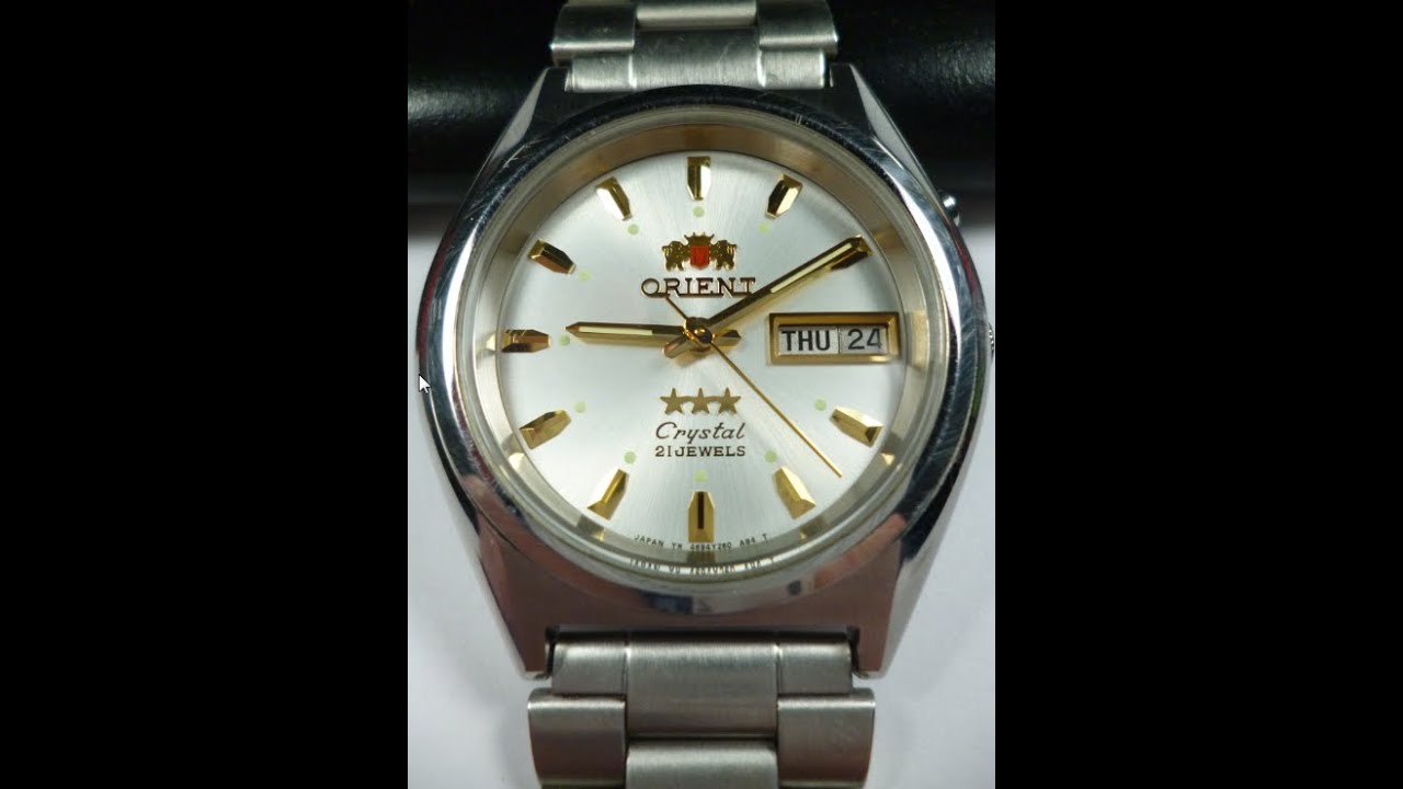 Vintage ORIENT 3 STARS Automatic 21 jewels Japan 50m Men Wrist Watch Rare