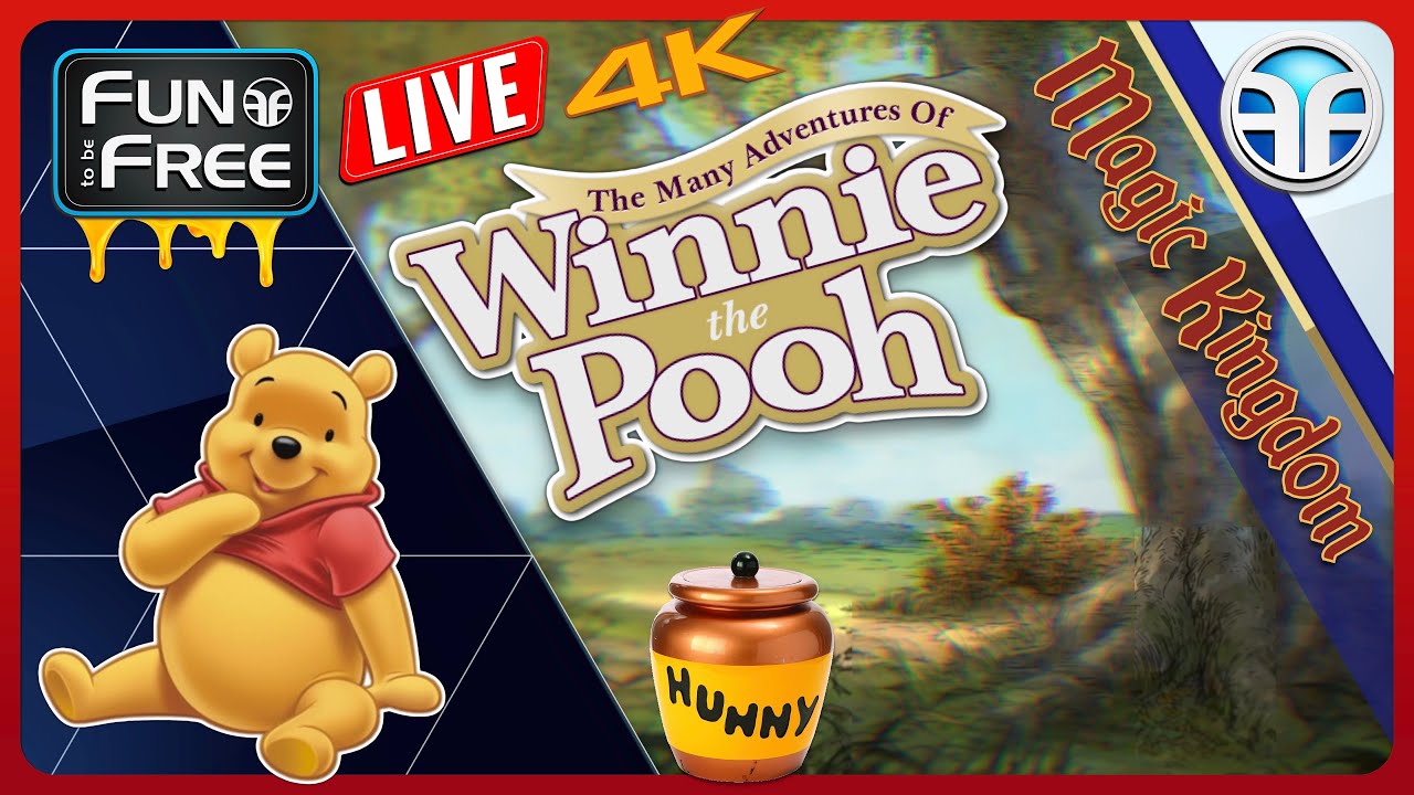 🔴 LIVE: The Many Adventures of Winnie the Pooh – Magic Kingdom Ride at Walt Disney World [4K POV]