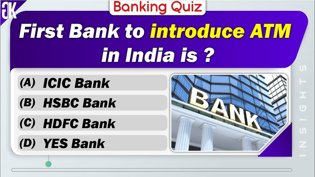 Bank Quiz | Bank GK Question & Answers | IMP General Knowledge Quiz Of Bank