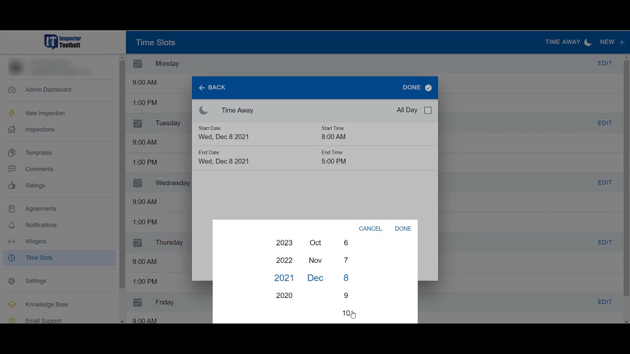 Complete Walk-Through of Inspector Toolbelt Software