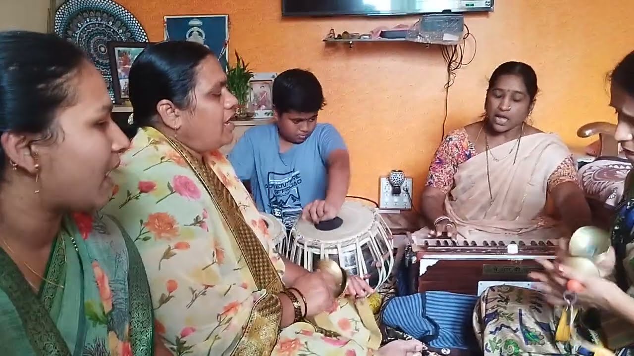 🚩 🎶#अभंग #मन लागोरे #2026 लागोरे विटाई महिला भजनी मंडळ तबला सह तबला वादक श्लोक