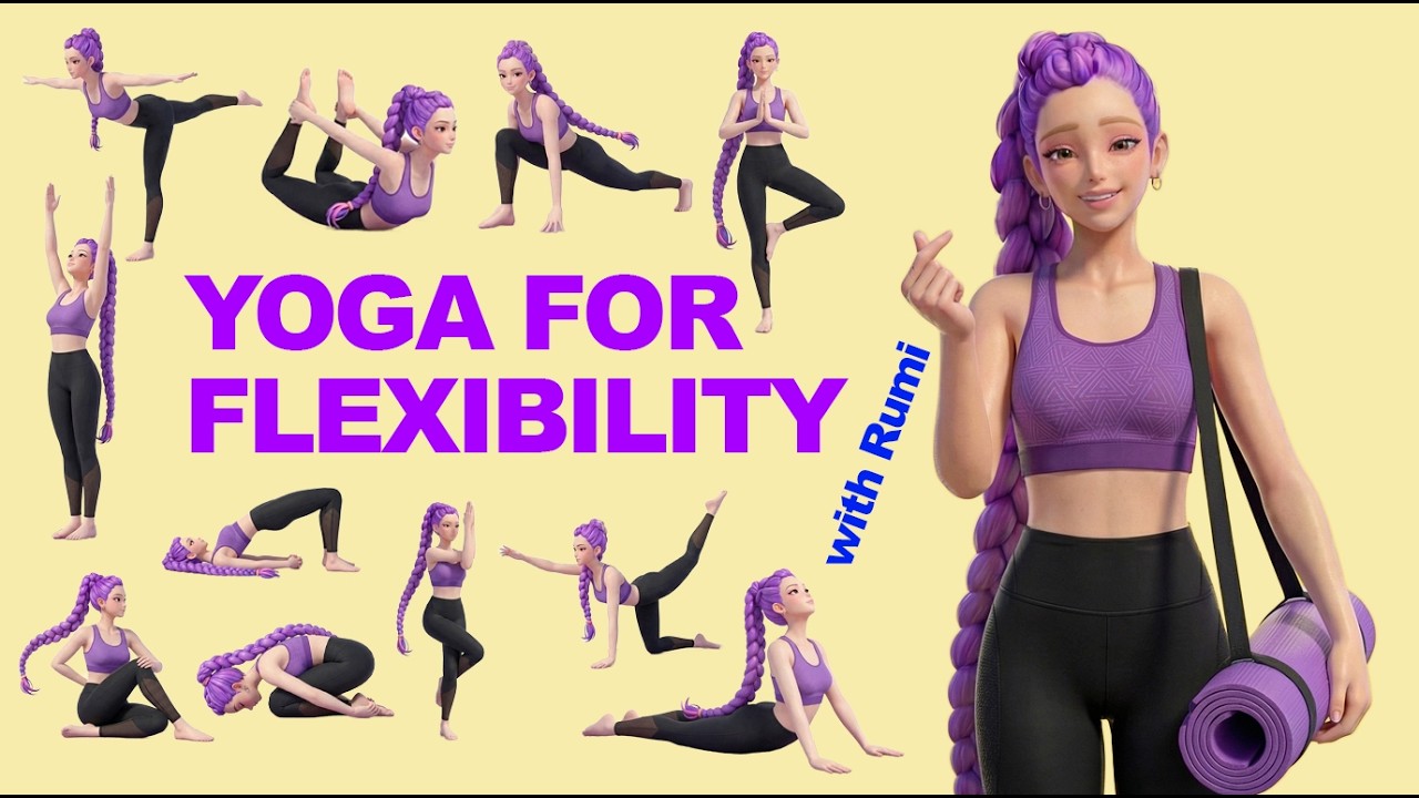 Mindful & Breathing Yoga with RUMI | KPop Demon Hunters | Simple Stretches | Kid Yoga I HUNTRIX