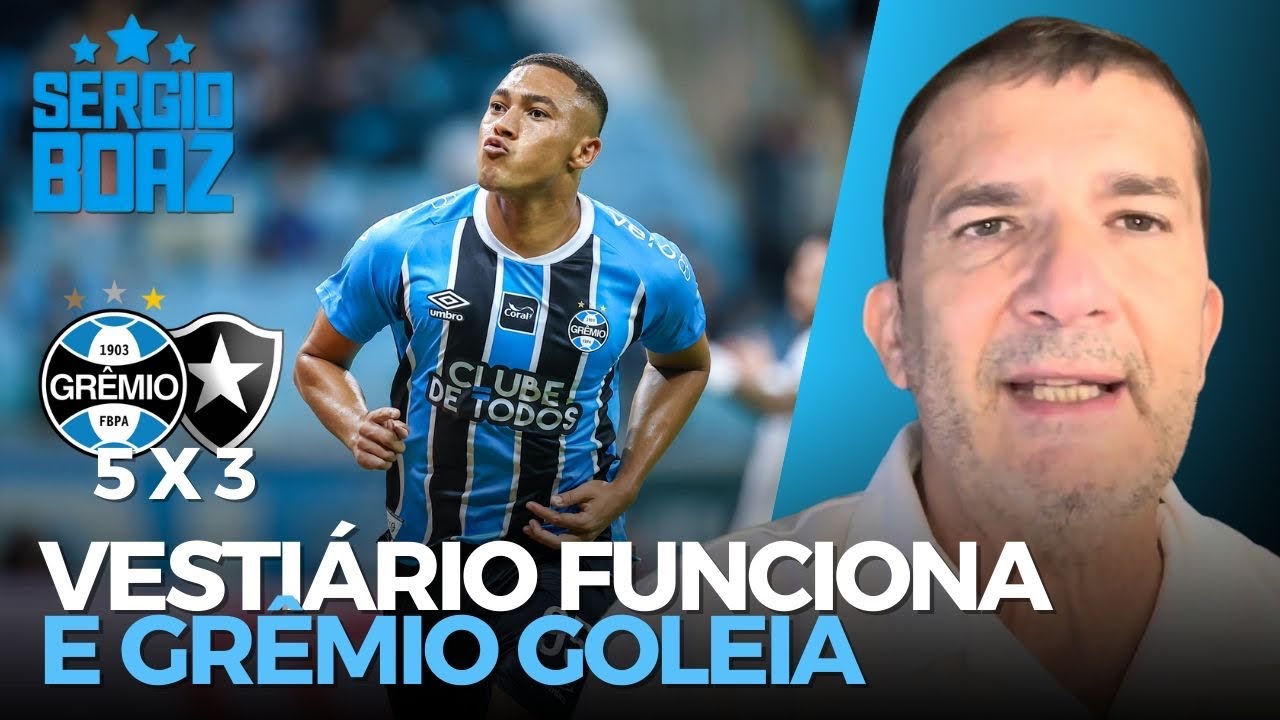 Goleada com marca histórica de Carlos Vinícius !! #gremio 
