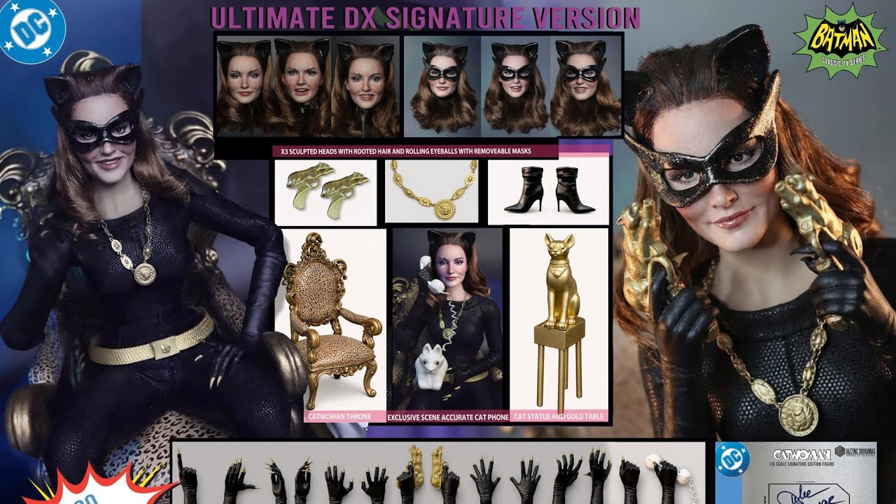 Предзаказы на новые диорамы Batman 66 Catwoman & Bat Cave от Jazzinc уже открыты!