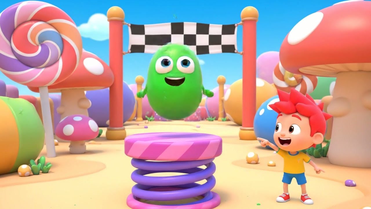 Fall Guys Silly Bean Tumbled in the Goo | Kids Songs & Nursery Rhymes