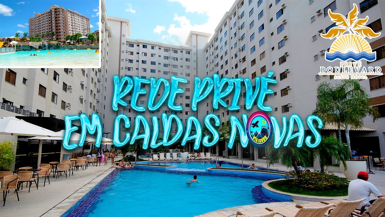 Tour no Privé Boulevard SuÍte Hotel em Caldas Novas - GOIÁS | Alimentação e Atrações do Thermas