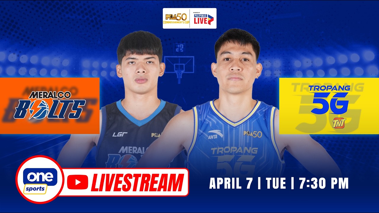 LIVE: MERALCO vs TNT | PBA SEASON 50 COMMISSIONER&rsquo;S CUP | APRIL 7, 2026