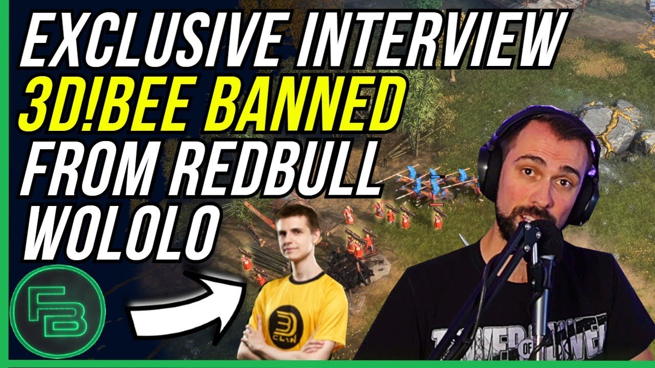 AoE4 -  EXCLUSIVE Interview 3D!Bee Disqualified From Red Bull Wololo